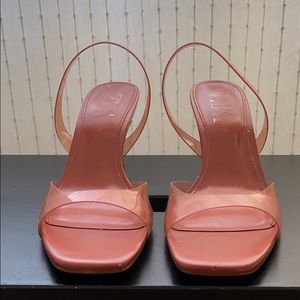 ZARA High Heeled Vinyl Sandals